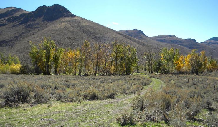 Mychel Matthews Jim Cenarussa's ranch, now owned by the Nature Conservancy, again for sale