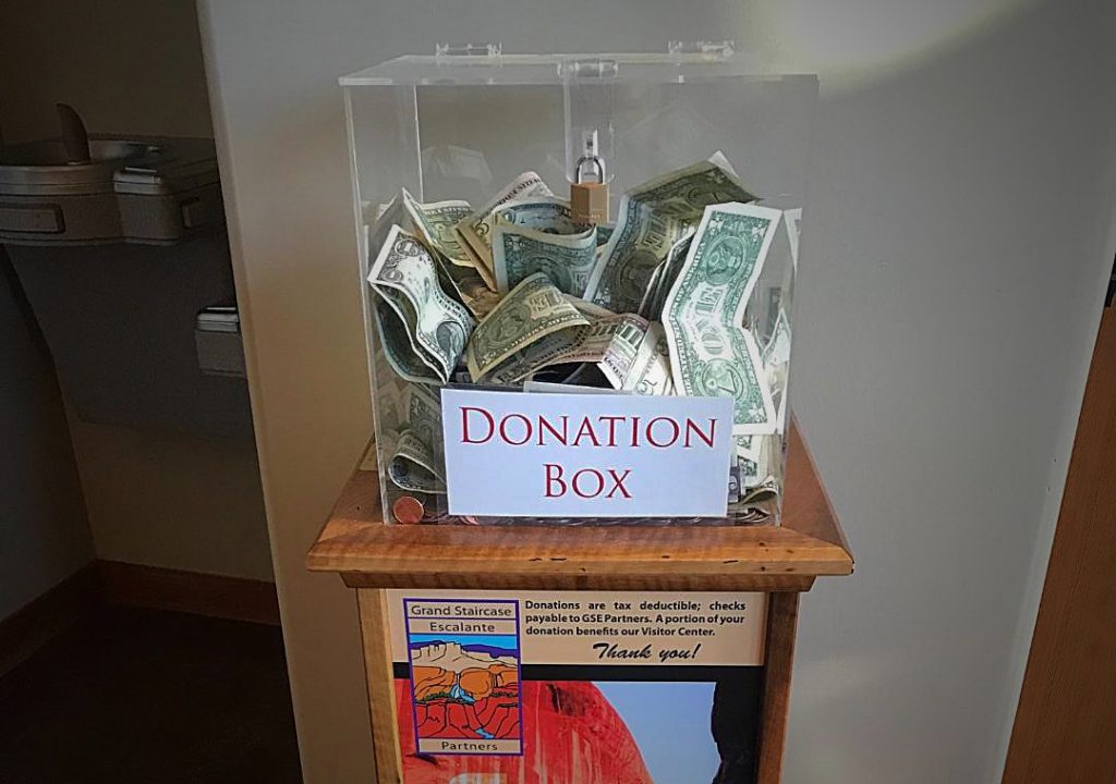 GSENM Partners Donation Box